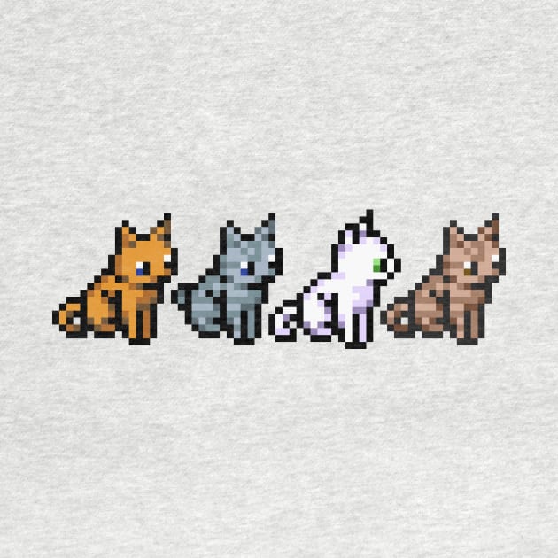 Cats pixels by urufangu